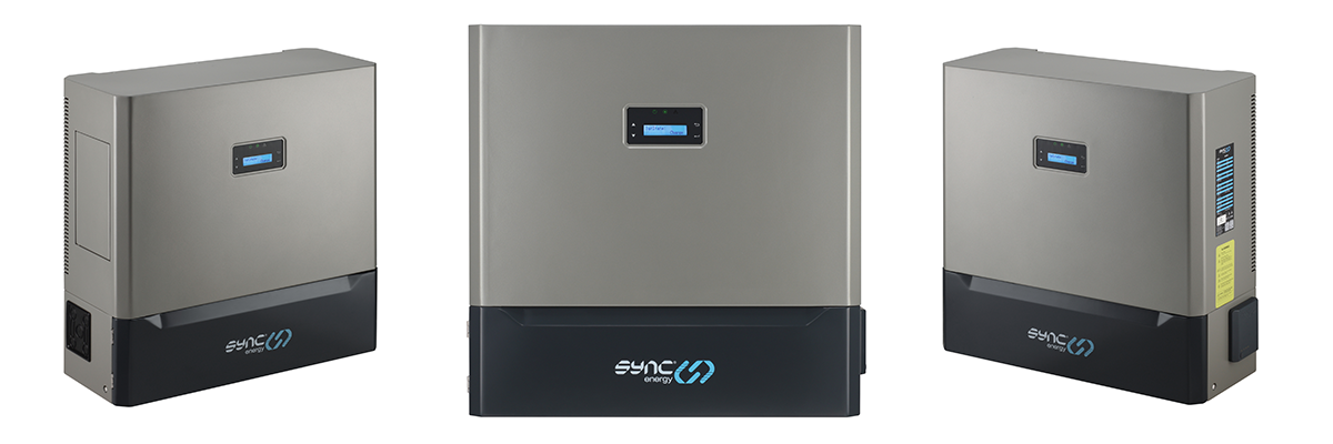 Sync Energy Flow hybrid inverter for home solar battery systems in the UK